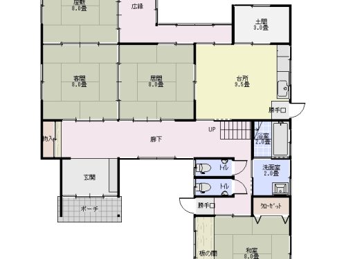 １階間取り