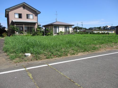 南側道路より